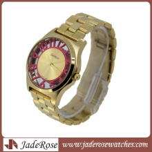 Pink Color Number on Case Fashion Wrist Watch